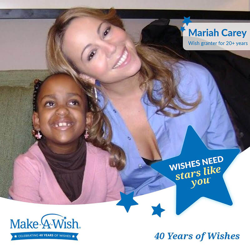 Make-a-wish Foundation with Mariah Carey