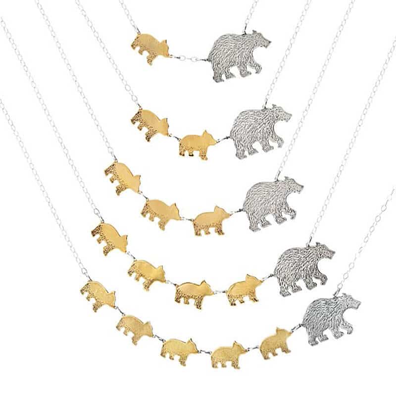 Uncommon goods mama bear necklace