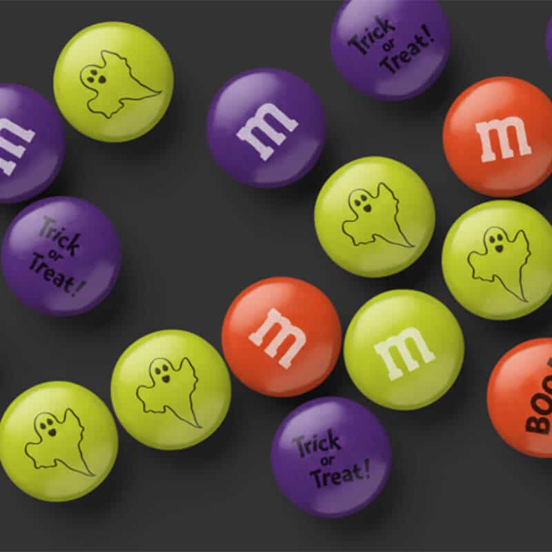 Personalized chocolate candies