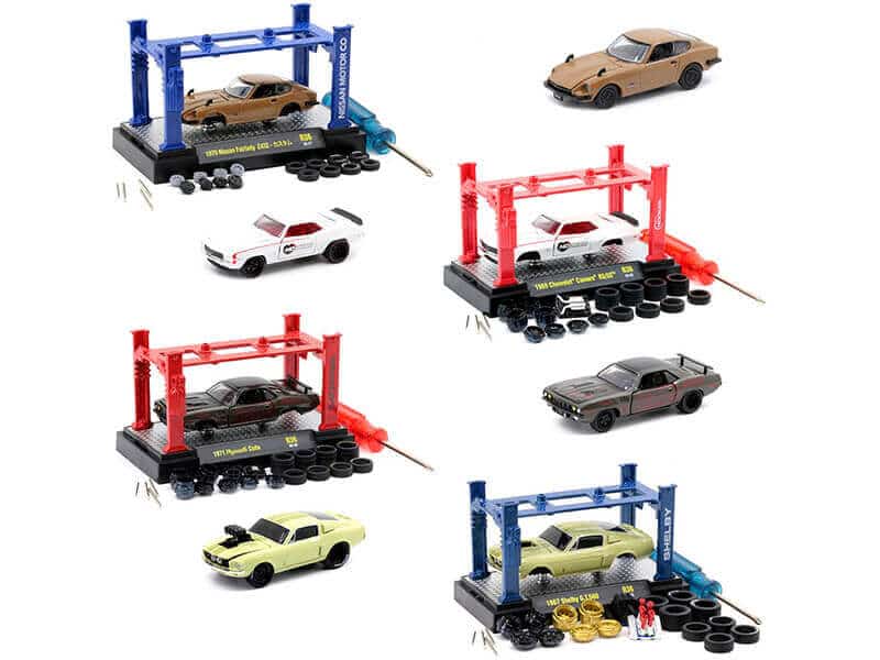 Model Kit 4 Piece car set