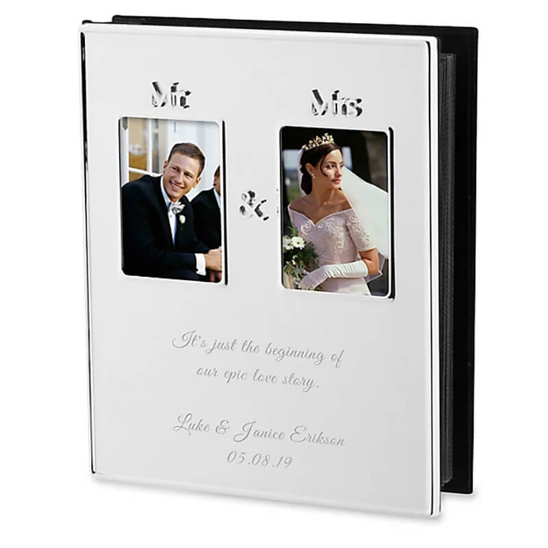 Beautiful silver photo album