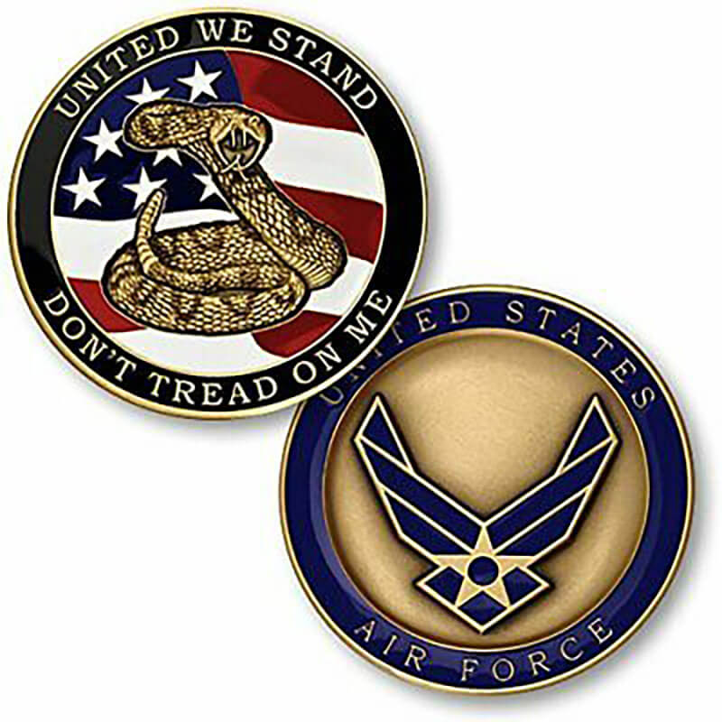 Minted challenge coin