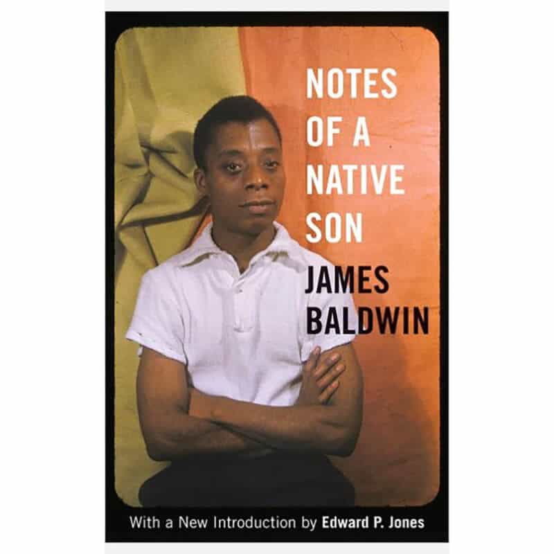 Book title Notes of a Native Son by James Baldwin