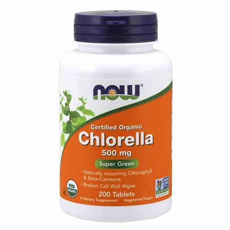 Certified organic chlorella 500mg