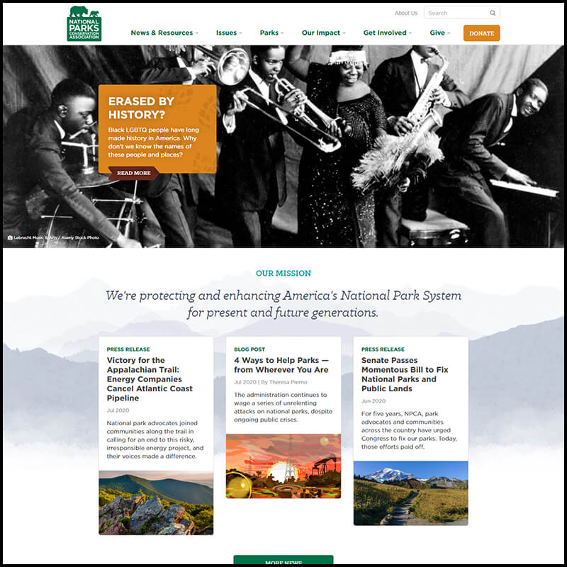 Support and donate to National Parks Conservation Association