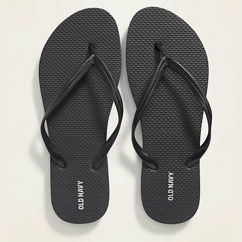 Natural rubber flip flops from Old Navy