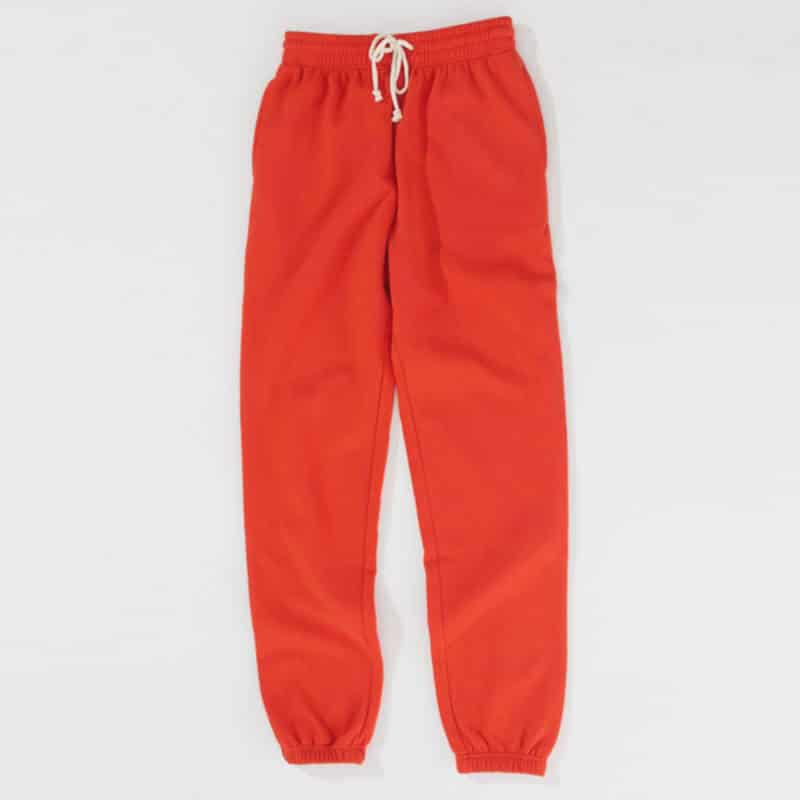 Red stylish wardrobe staple jogger pant