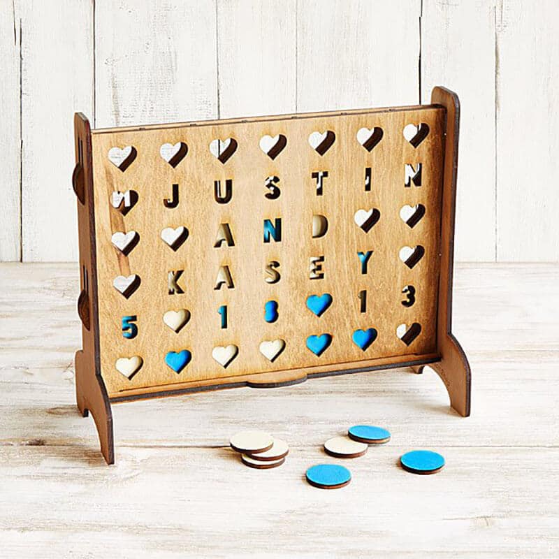 Super popular childhood game connect four