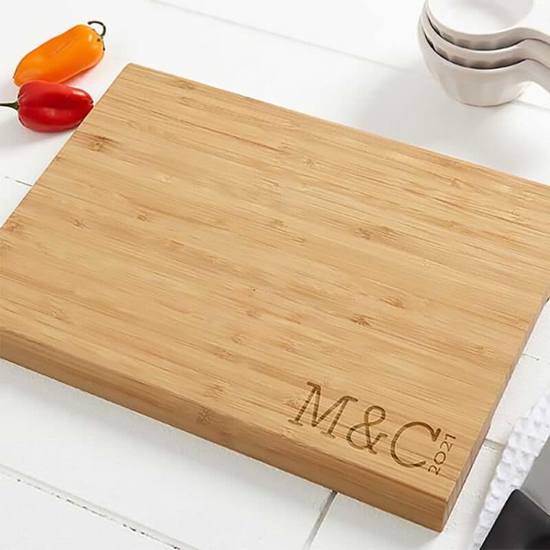 handcrafted pressed bamboo wooden cutting board