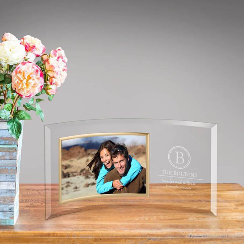Unique crystal picture frame