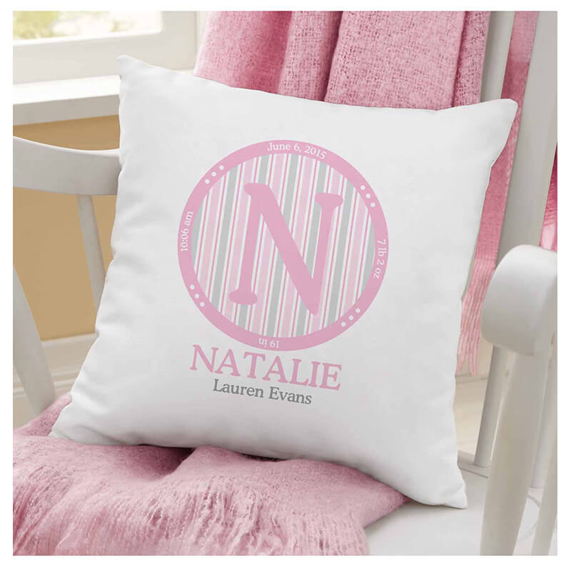 Personalized pillow such a great baby gift