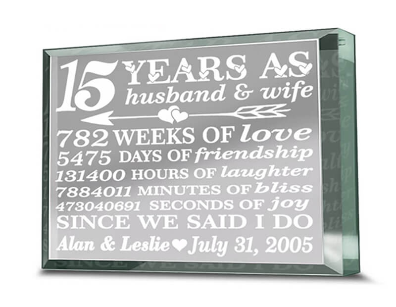 Personalize lovely keepsake block