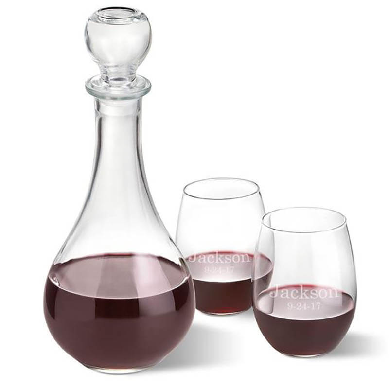 tear shaped decanter