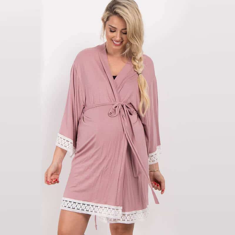 Cozy robe by PinkBlush Maternity