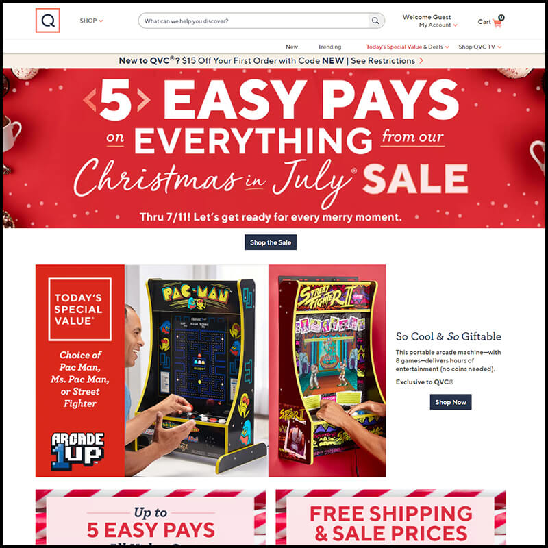 QVS's Christmas in July Sale