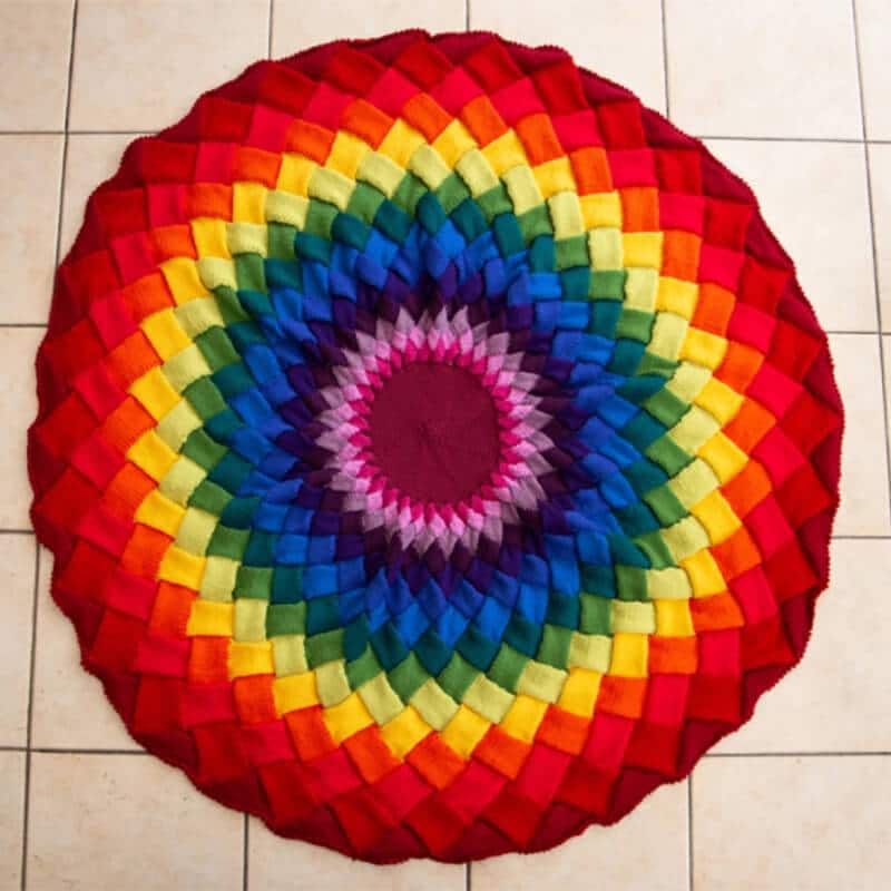 Rainbow blanket pattern