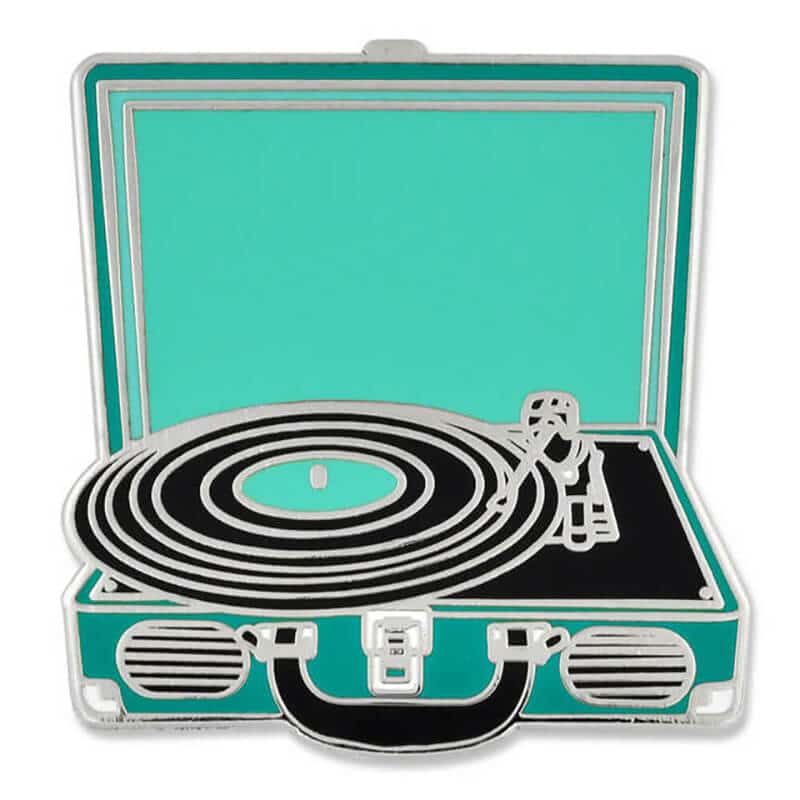 Vintage record player pin