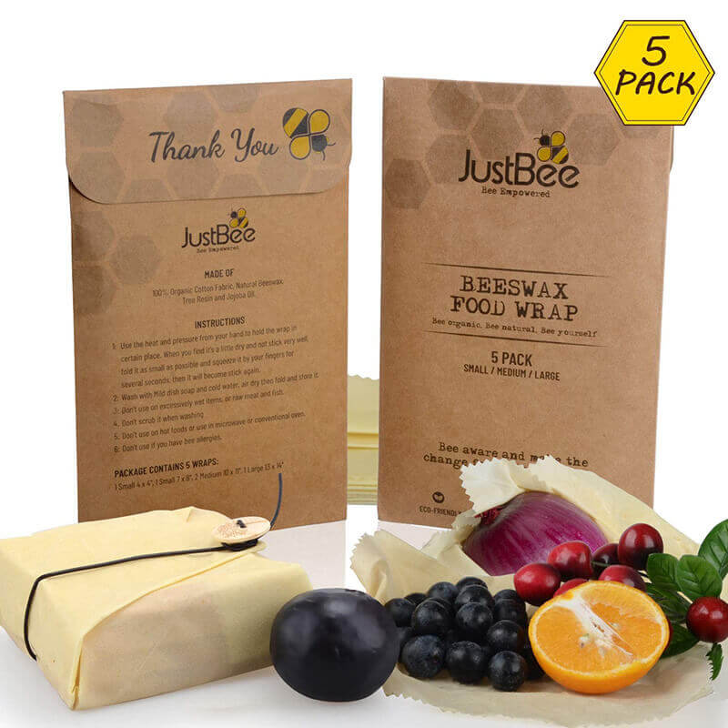 Beeswax food wrap from JustBee