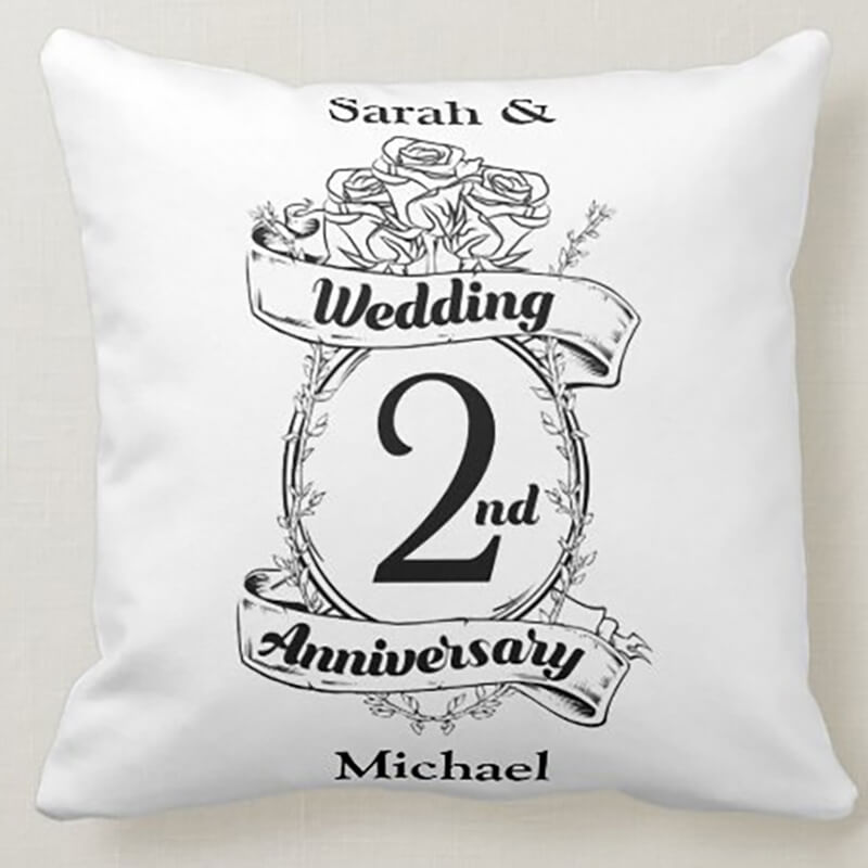 Personalize custom throw pillow