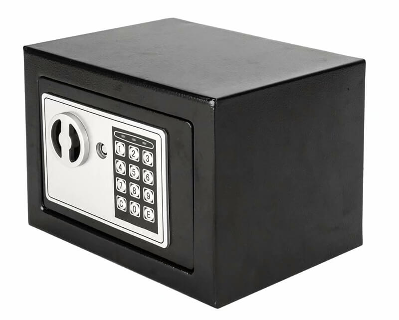 Black security safe box