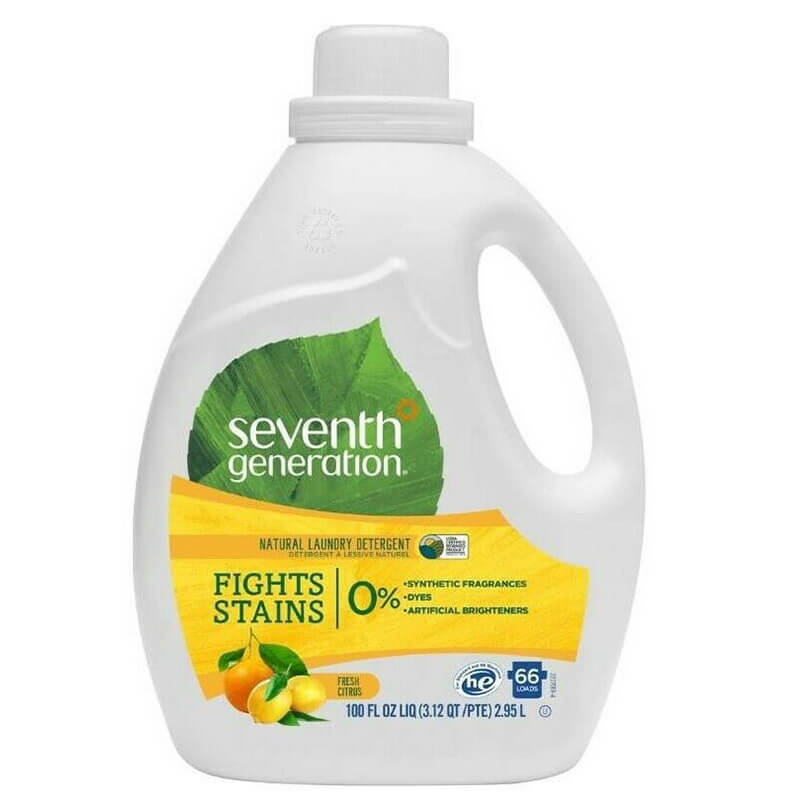 Seventh Generation Fights Stains Natural Laundry detergent