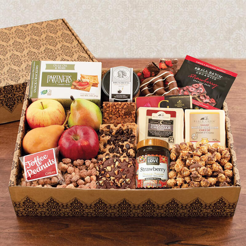 Showstopper fruit and gourmet gift box
