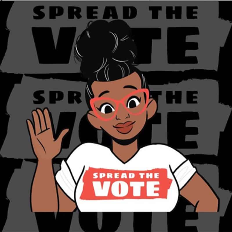 Spread the vote Logo