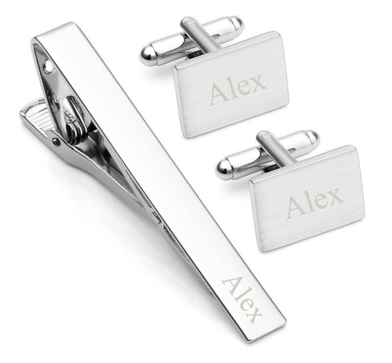 Stainless steel tie bar clip set