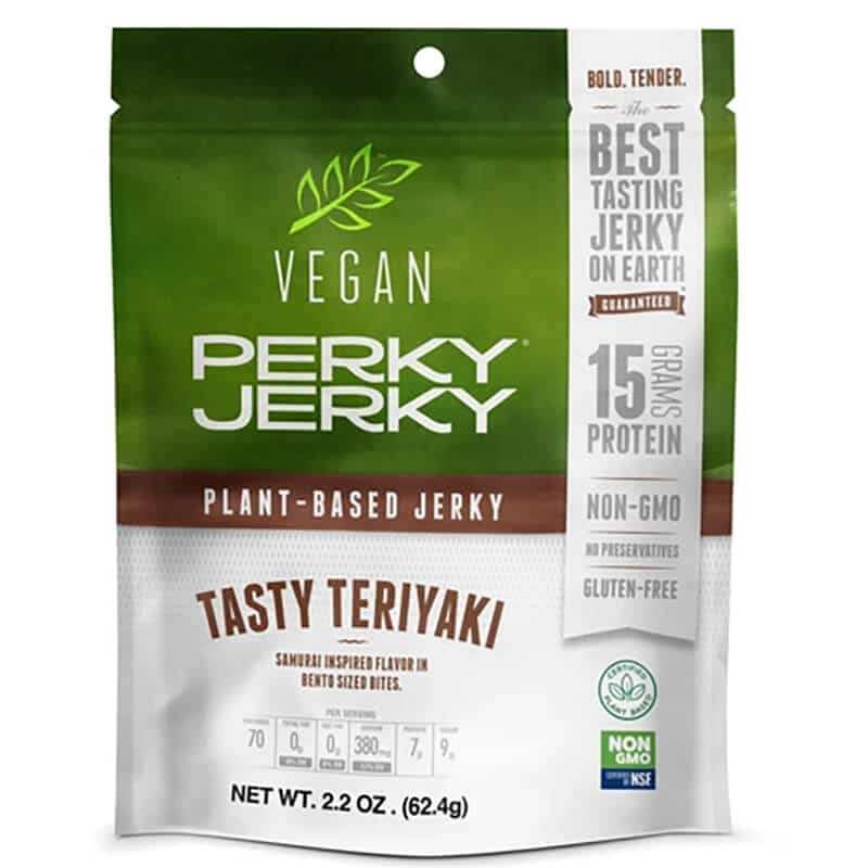 Perky Jerky's vegan jerky