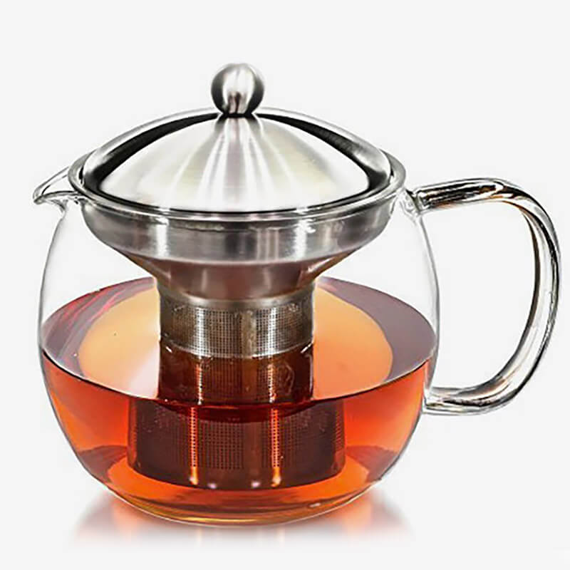 Beautiful glass teapot