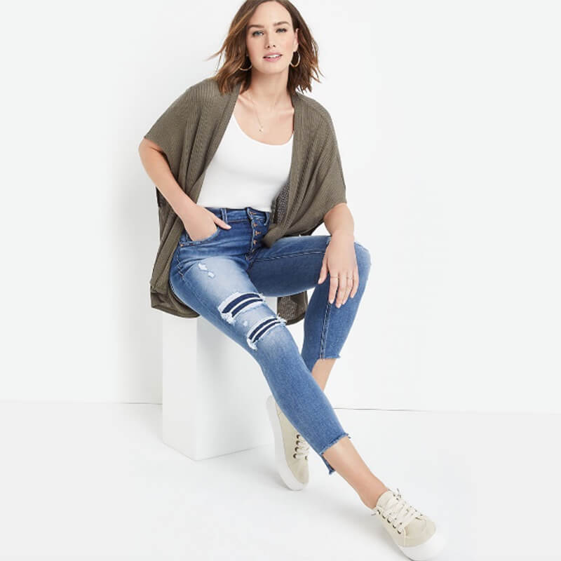 textured knit cardigans