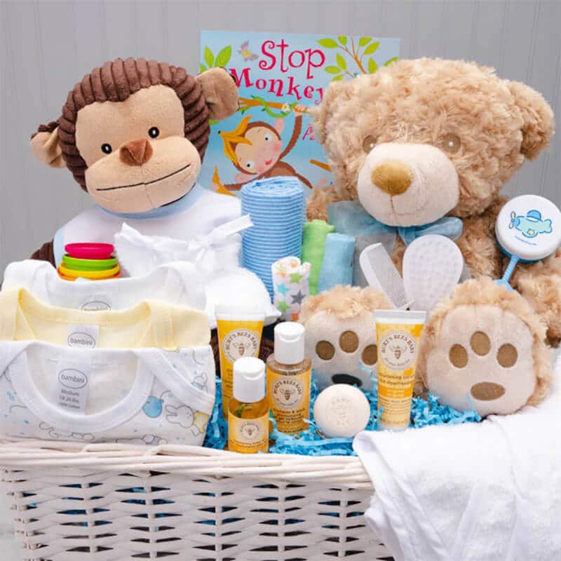 Little prince baby gift basket
