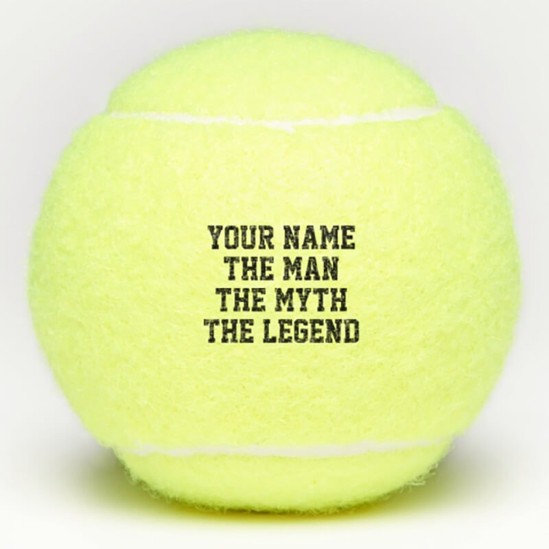 Regulation size tennis ball