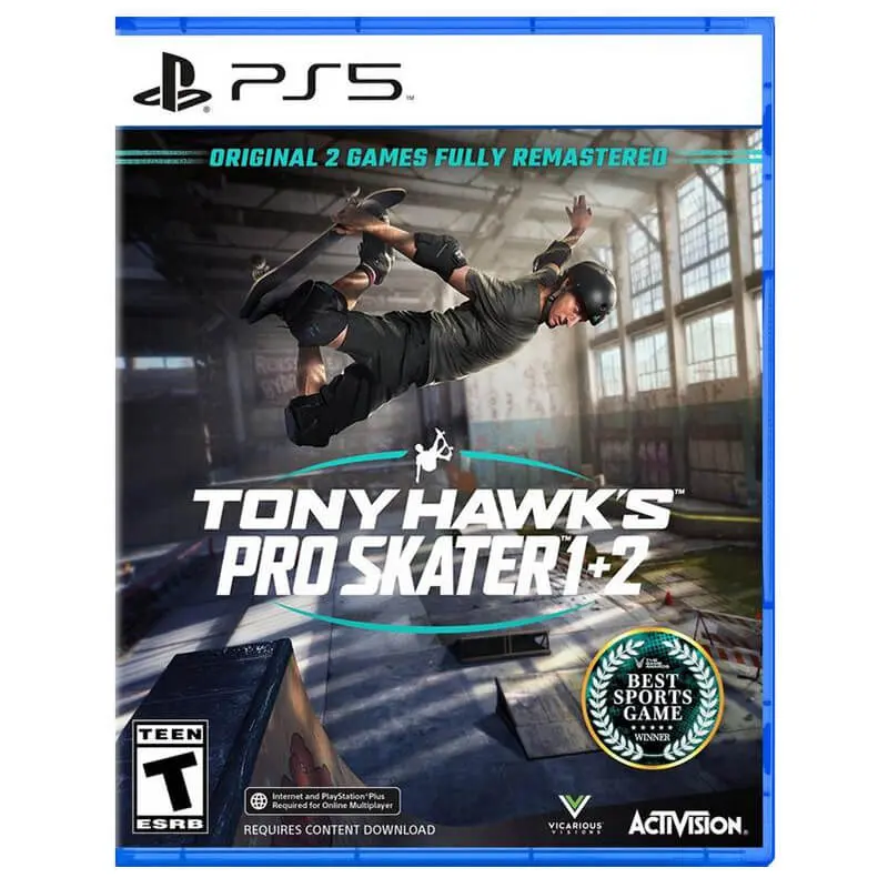 Tony Hawk pro skater 1 and 2