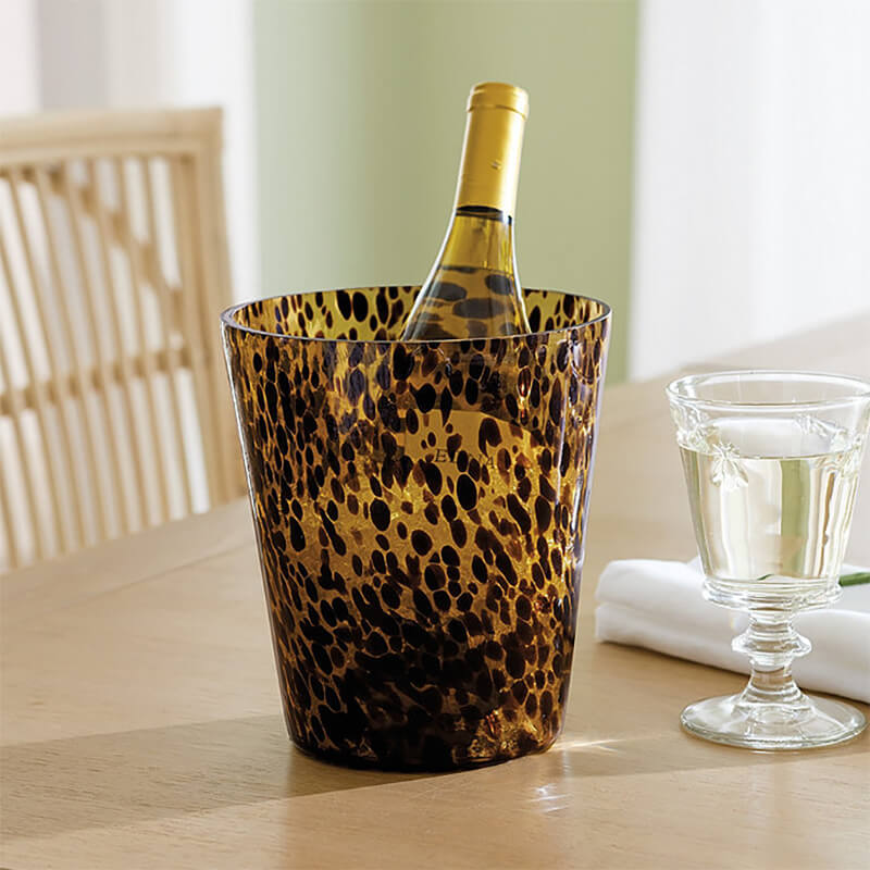 Tortoise shell ice bucket