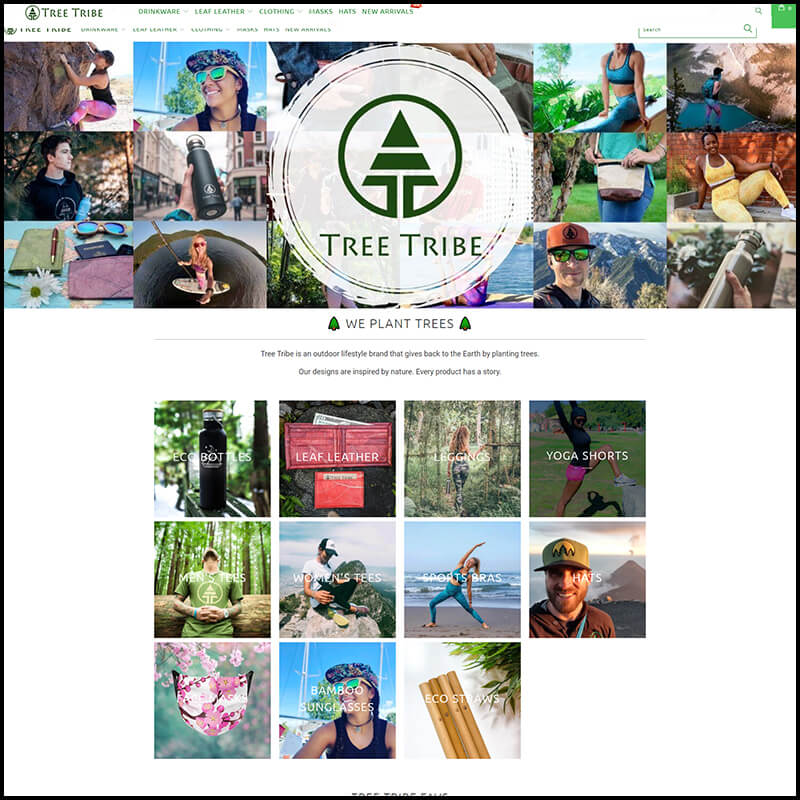 Tree Tribe homepage