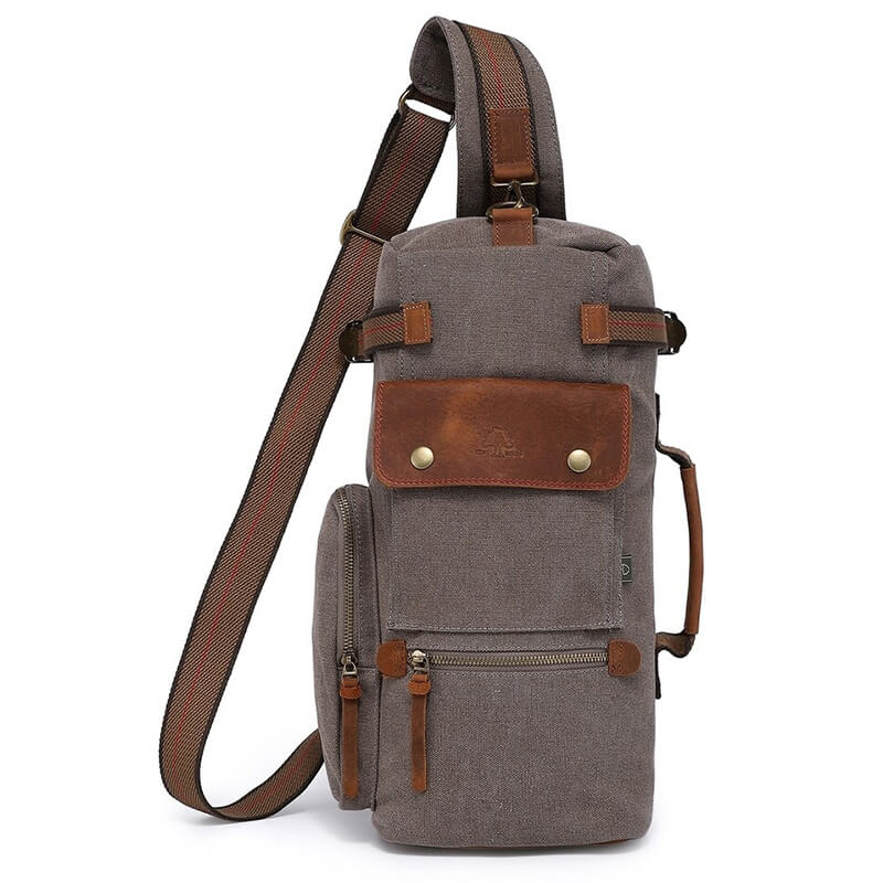 Hand-crafted canvas sling bag