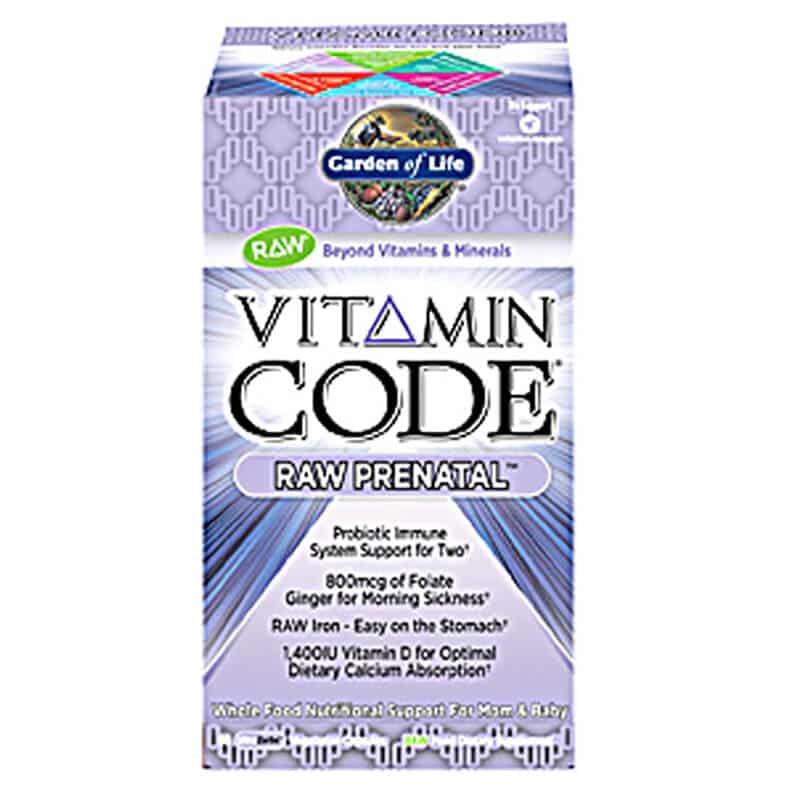 Vitamins Code's Raw Prenatal Vitamin