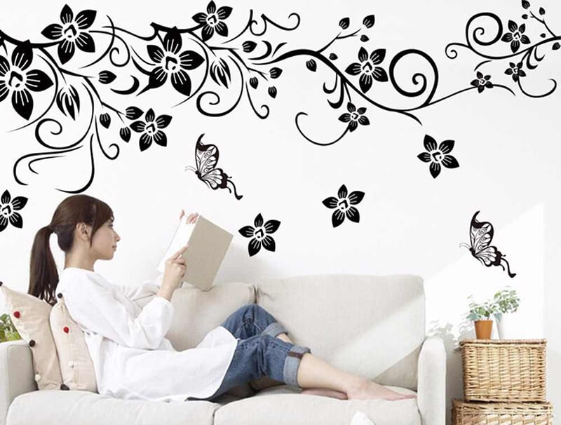 Simple and elegant wall decal