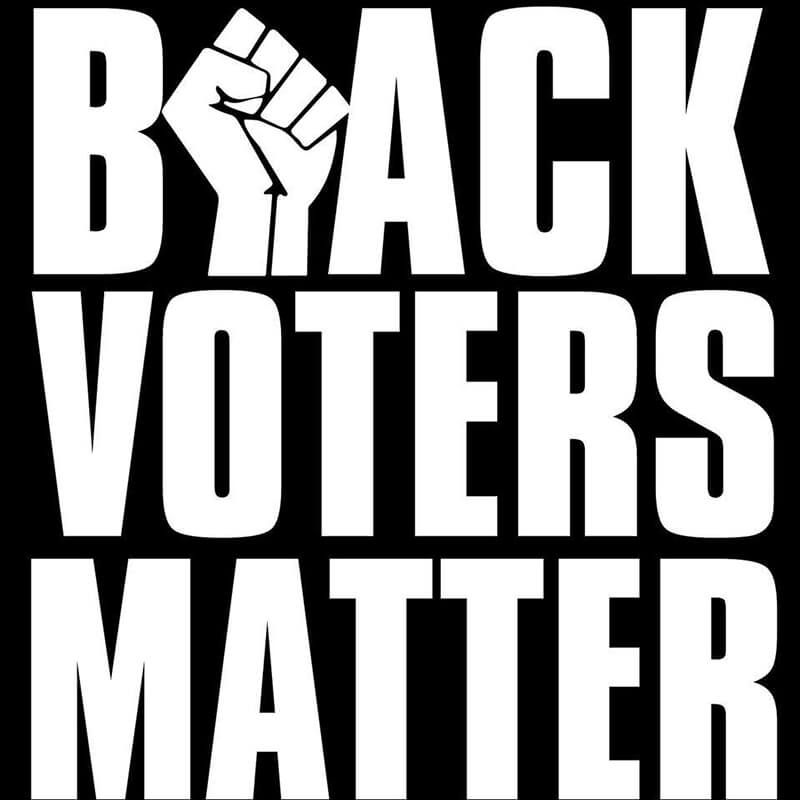 Black voters matter logo