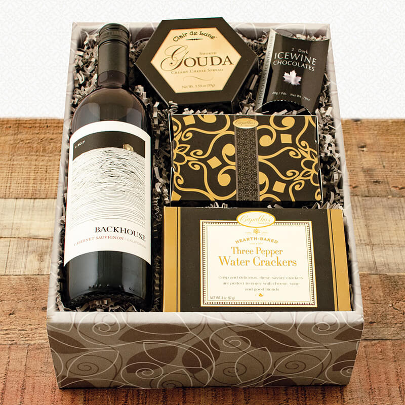 Wine Gift Basket champagne