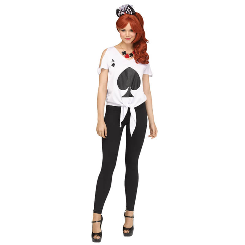Fun Deck of Cards ensemble costume for girls