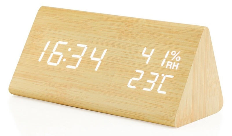 Wooden LED Clock display