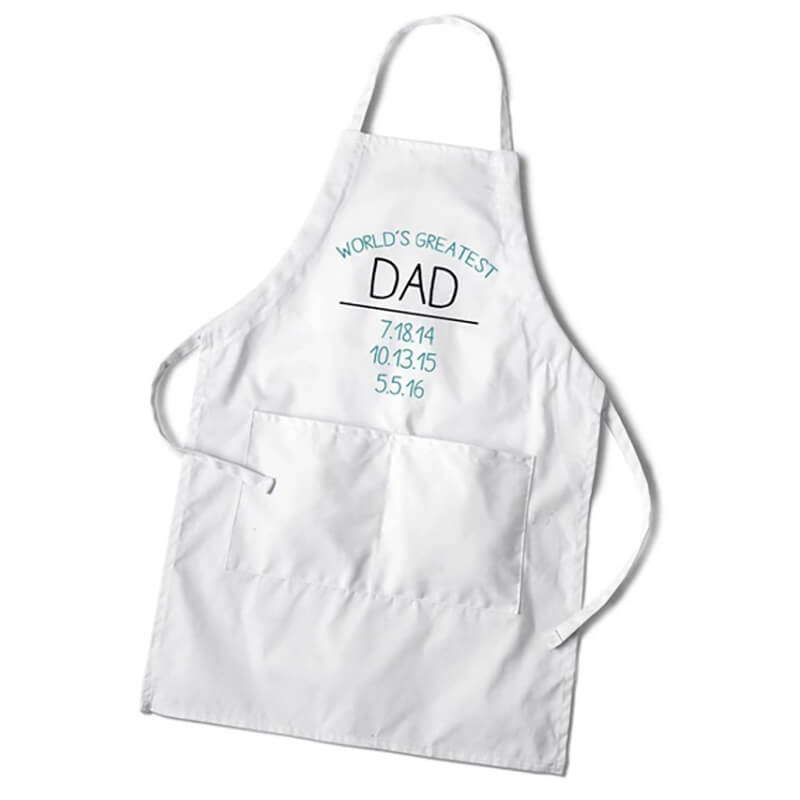 World's greatest dad apron